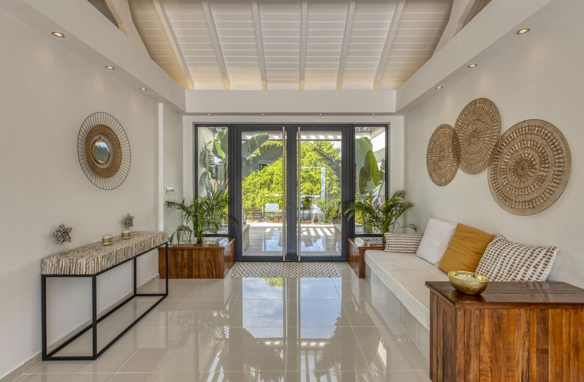 Location villa Saint Martin Terres Basses - Villa 2 chambres 4 personnes - piscine - jardin tropical - 2700m de la plage de Baie Rouge (20)